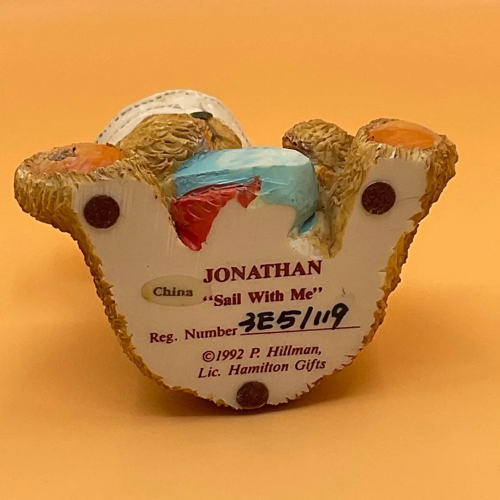Cherished Teddies‎ Jonathan 1992 Sail With Me Hamilton Gifts
